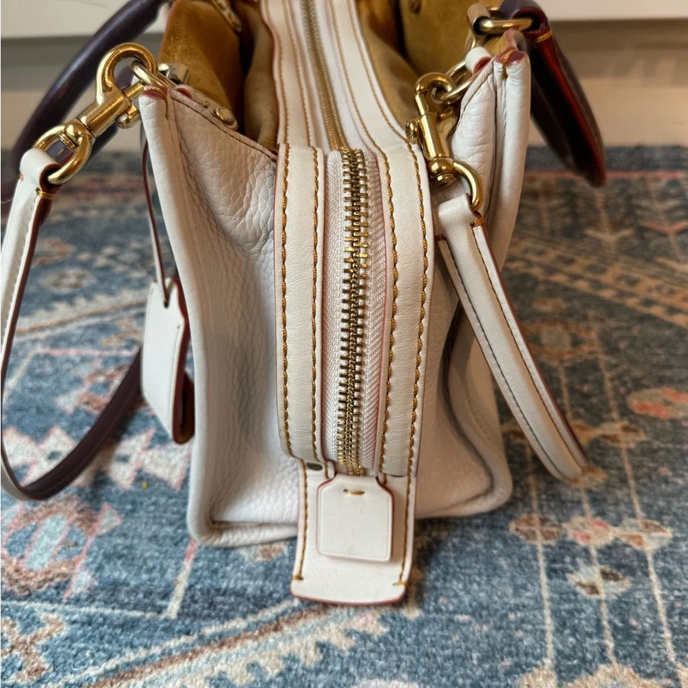 Coach Rogue 25 ivory cream 1941 glovetanned pebbled leather 20315 - Picture 14 of 15